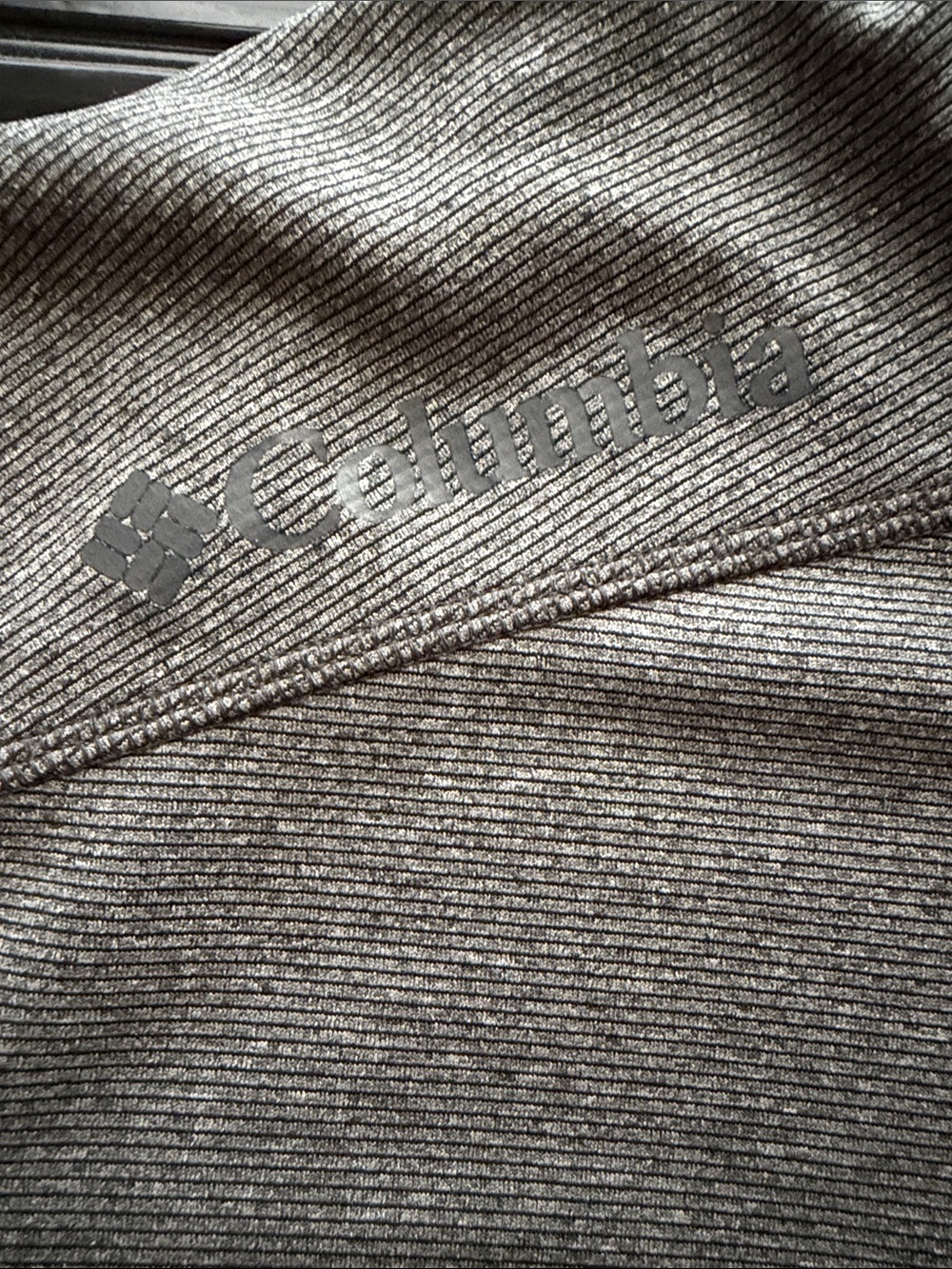 Columbia Men's Gray Half-Zip Pullover with Paw Logo - Picture 8 of 10